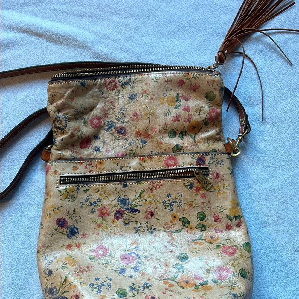Floral Tan Women's Bag - Picture 2 of 5
